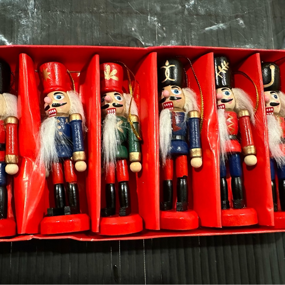 Nutcracker Ornaments - Set of Six Styles Christmas New In Box 4.5” #3669175621 - Picture 5 of 12